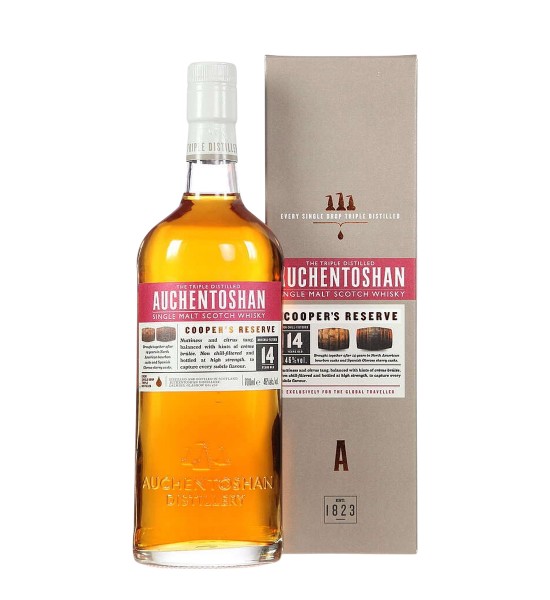 Auchentoshan Coopers Reserve 14 Ani Lowland Single Malt Scotch Whisky 0.7L - 1