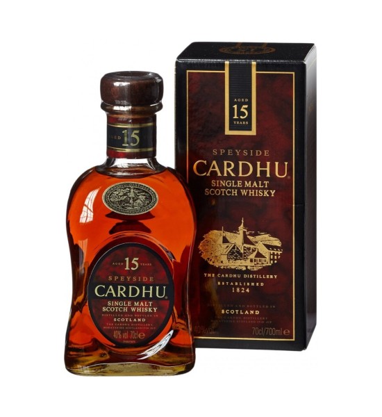 Cardhu 15 ani Speyside Single Malt Scotch Whisky 0.7L - 1