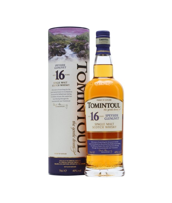 WHISKY - Tomintoul 16 ani Speyside Single Malt Scotch Whisky 0.7L